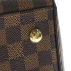 Louis Vuitton Damier Trevi PM Shoulder Bag Leather Brown — view 6