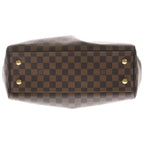 Louis Vuitton Damier Trevi PM Shoulder Bag Leather Brown — view 4