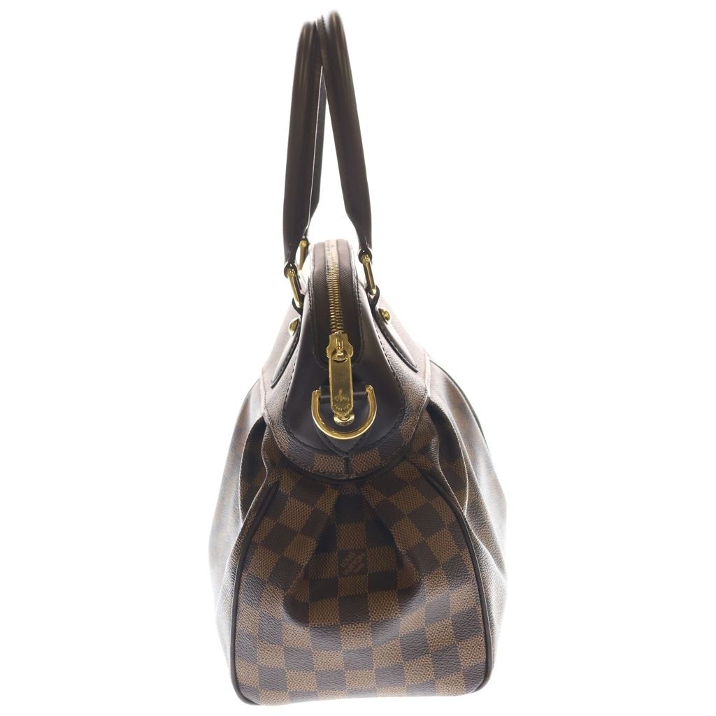 Louis Vuitton Damier Trevi PM Shoulder Bag Leather Brown — view 3