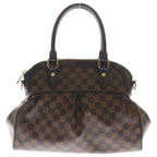 Louis Vuitton Damier Trevi PM Shoulder Bag Leather Brown
