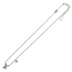 Louis Vuitton LV Iconic Rhinestone Chain Necklace Silver — view 2