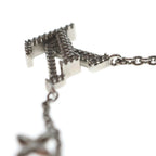 Louis Vuitton LV Iconic Rhinestone Chain Necklace Silver — view 5