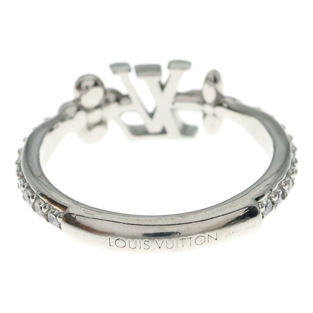 Louis Vuitton LV Iconic Rhinestone Ring Silver — view 2