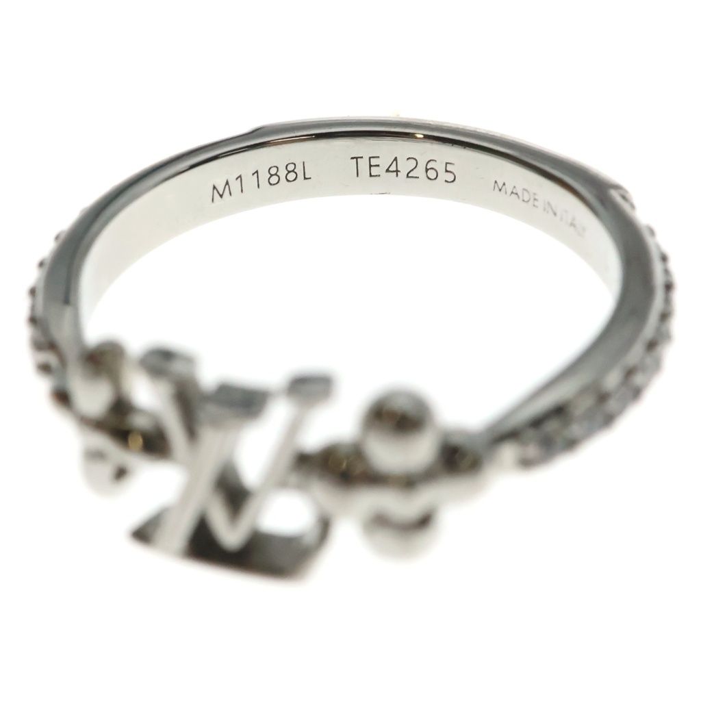 Louis Vuitton LV Iconic Rhinestone Ring Silver — view 5
