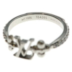 Louis Vuitton LV Iconic Rhinestone Ring Silver — view 5
