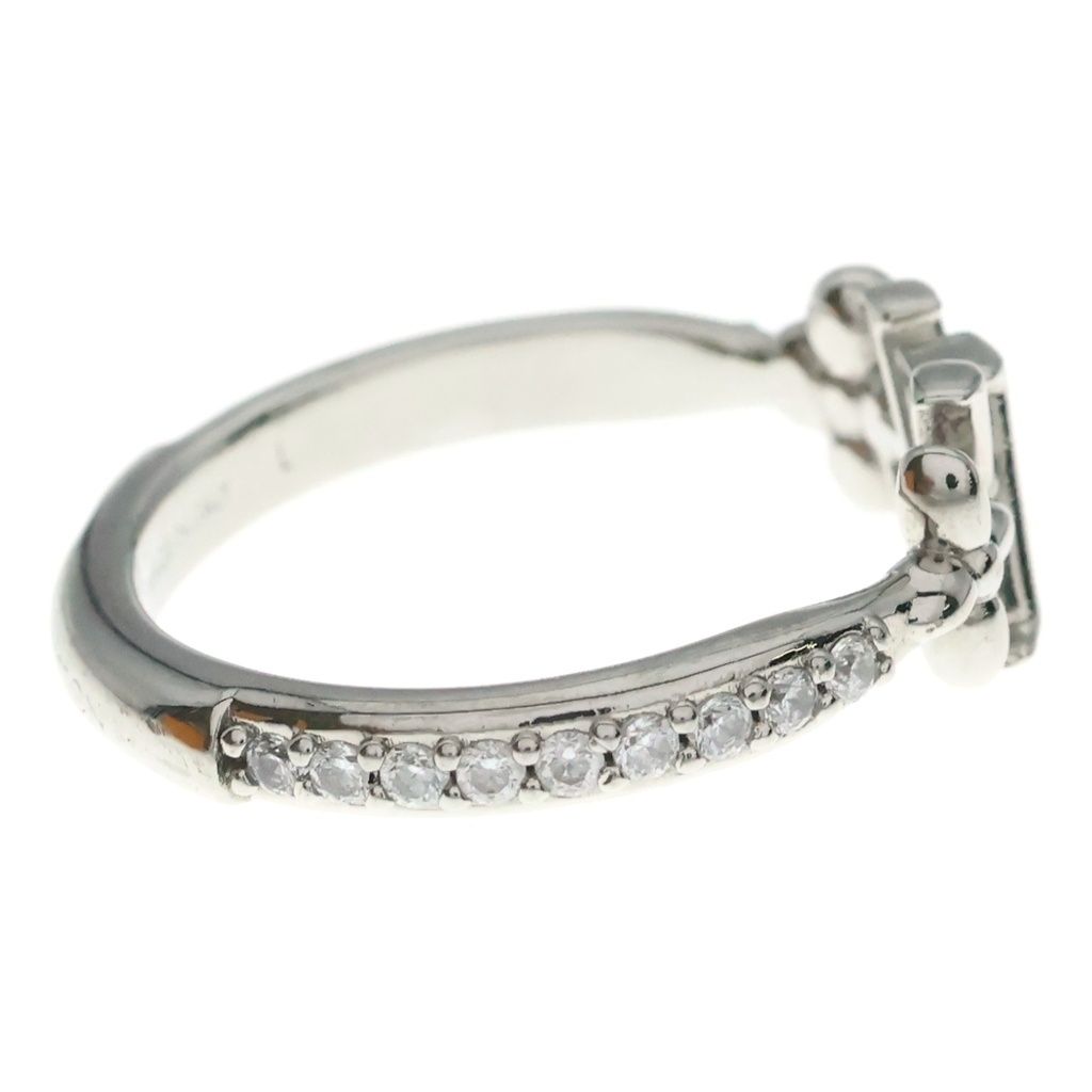 Louis Vuitton LV Iconic Rhinestone Ring Silver — view 3