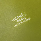 Hermes Bolide 31 Tote Shoulder Bag Chevre Vert Anis Green Silver — view 7