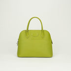Hermes Bolide 31 Tote Shoulder Bag Chevre Vert Anis Green Silver