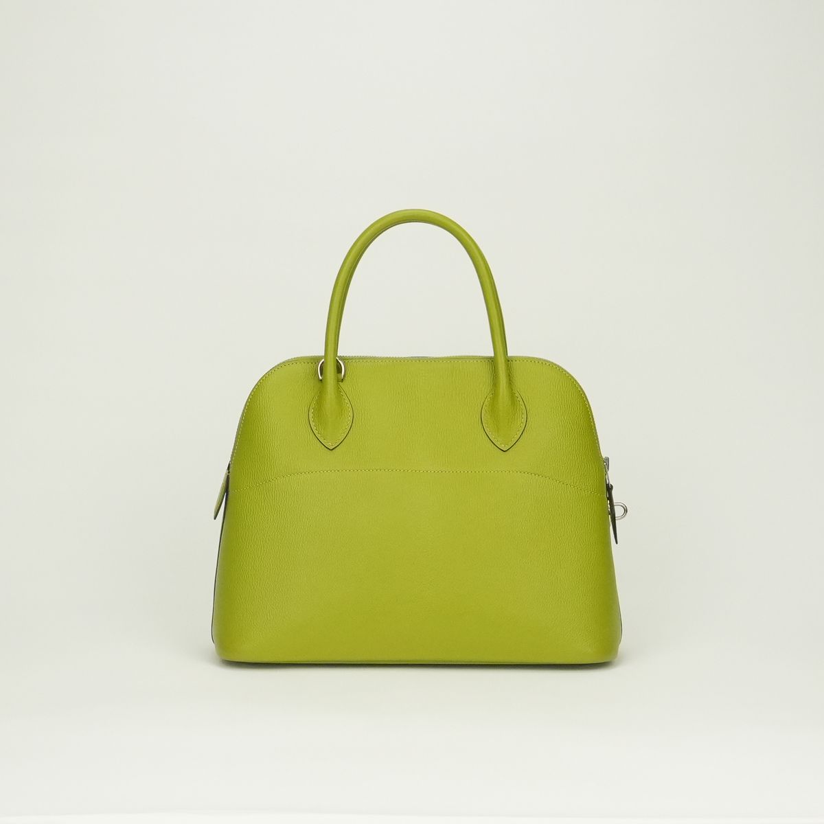 Hermes Bolide 31 Tote Shoulder Bag Chevre Vert Anis Green Silver — view 3