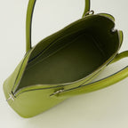 Hermes Bolide 31 Tote Shoulder Bag Chevre Vert Anis Green Silver — view 8