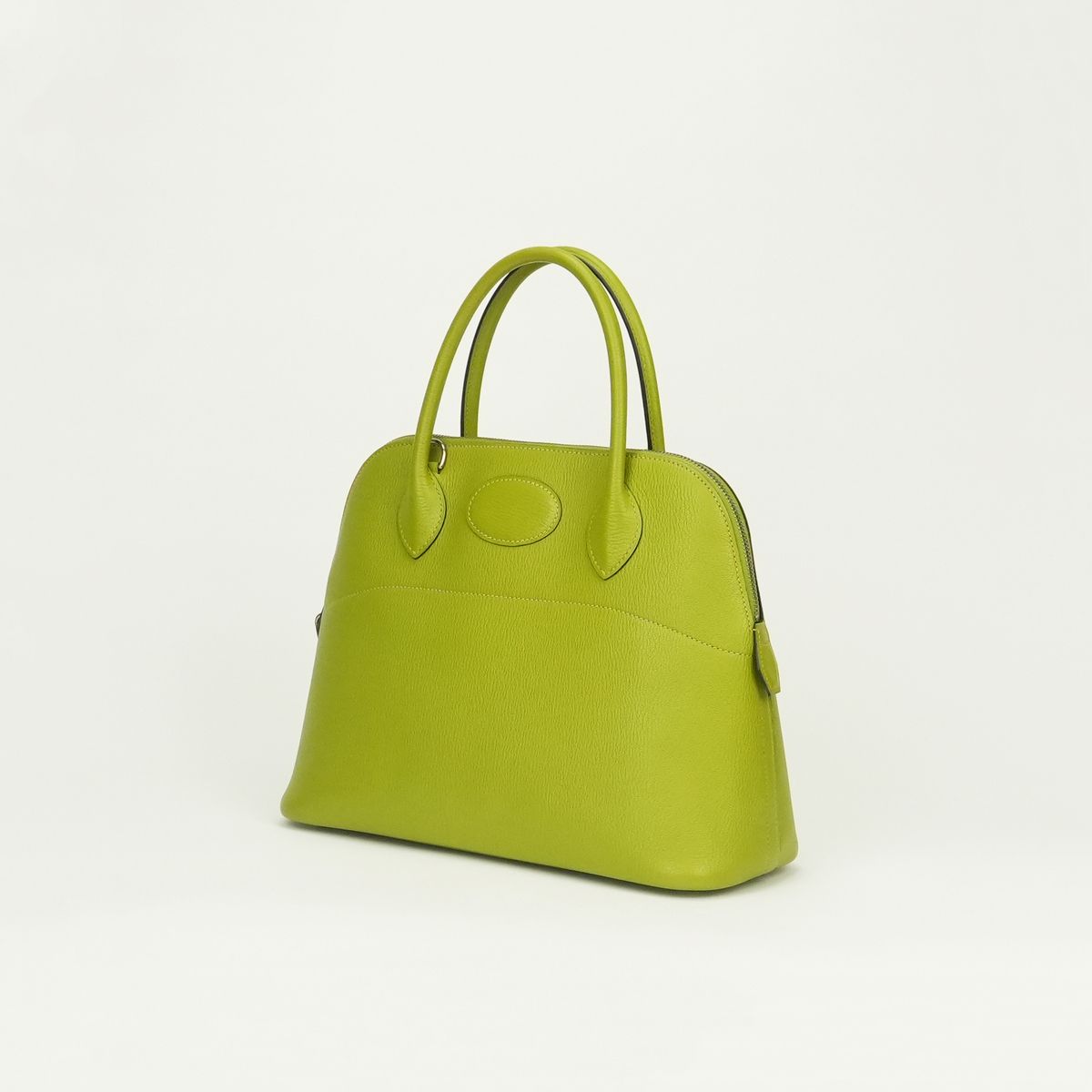 Hermes Bolide 31 Tote Shoulder Bag Chevre Vert Anis Green Silver — view 2