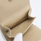 Celine Small Flap Wallet Triomphe Trifold Shiny Calfskin — view 5