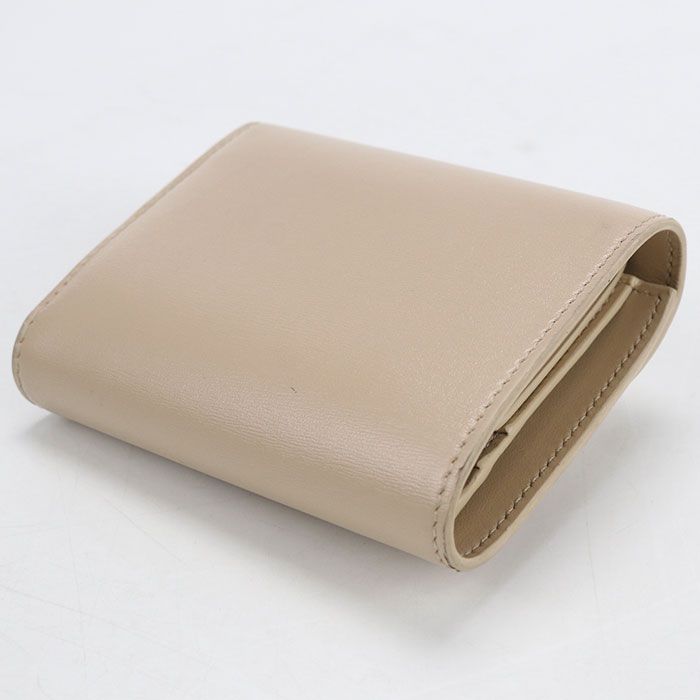 Celine Small Flap Wallet Triomphe Trifold Shiny Calfskin — view 2