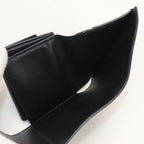 Celine Small Flap Wallet Triomphe Trifold Shiny Calfskin — view 6