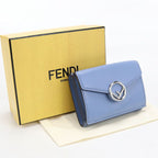 Fendi F's Trifold Wallet Calfskin