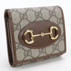 Gucci Compact Wallet Horsebit Bifold GG Supreme