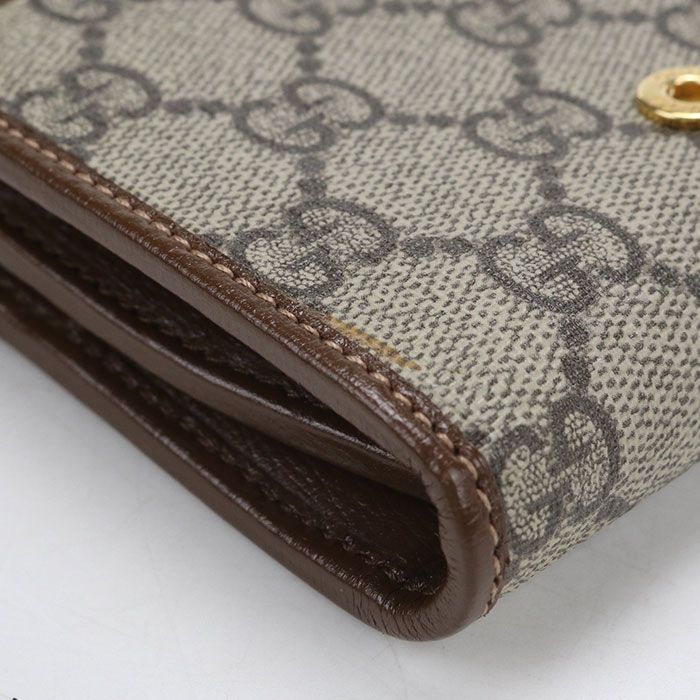 Gucci Compact Wallet Horsebit Bifold GG Supreme — view 6