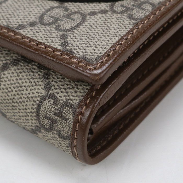 Gucci Compact Wallet Horsebit Bifold GG Supreme — view 7