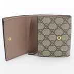 Gucci Compact Wallet Double Bifold GG Supreme Leather — view 3