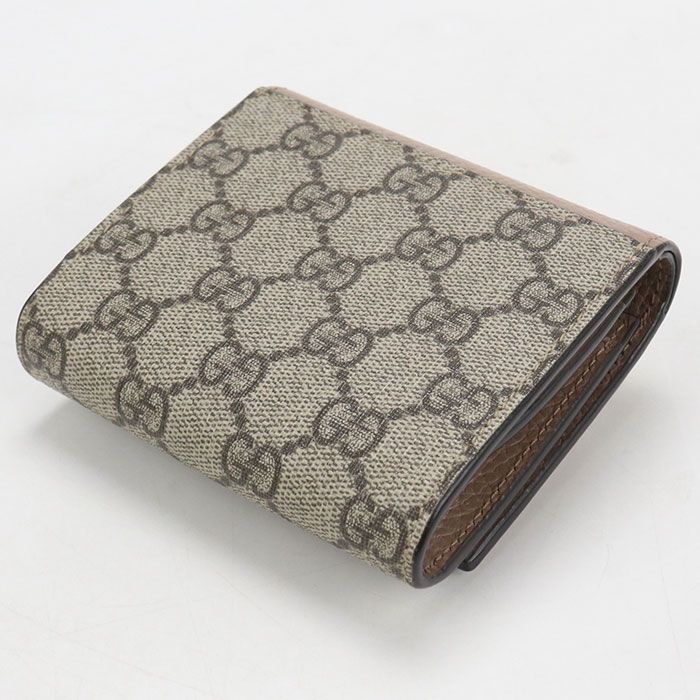 Gucci Compact Wallet Double Bifold GG Supreme Leather — view 2