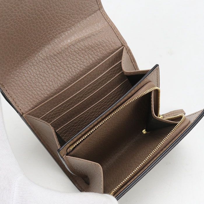 Gucci Compact Wallet Double Bifold GG Supreme Leather — view 5