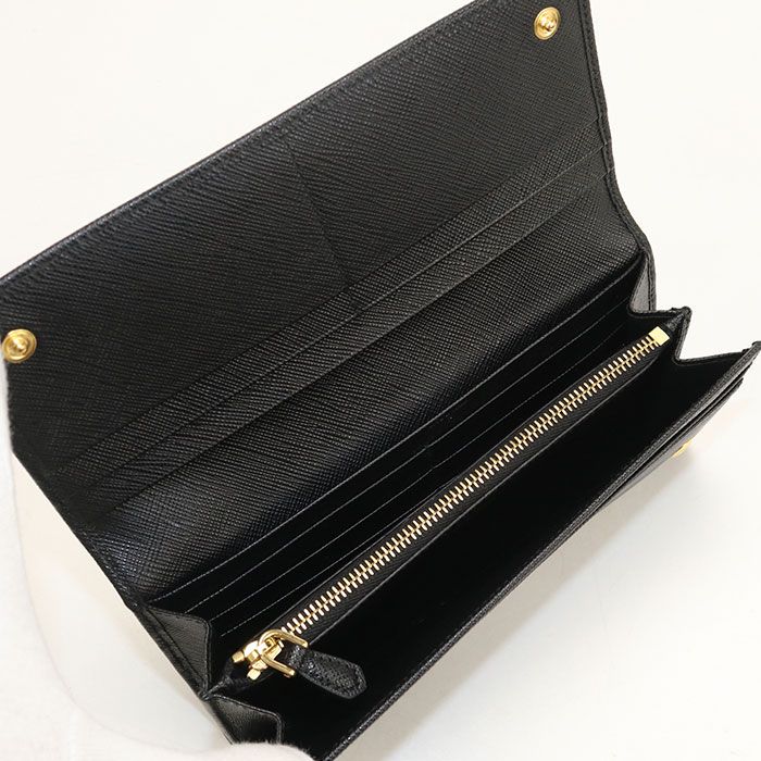 Prada Saffiano Triangle Wallet Bifold Leather — view 3