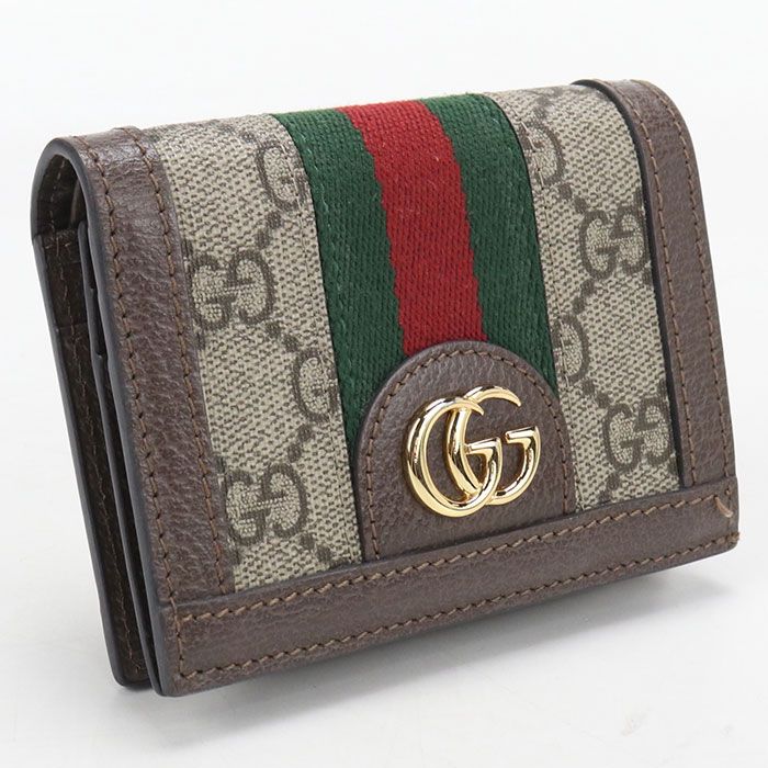Gucci GG Card Case Wallet Ophidia Bifold