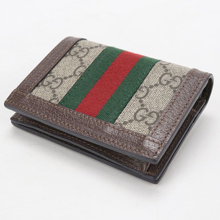 Gucci GG Card Case Wallet Ophidia Bifold — view 2