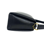 Gucci Vintage Bamboo Leather 2-Way Shoulder Bag Black — view 5