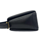 Gucci Vintage Bamboo Leather 2-Way Shoulder Bag Black — view 4