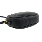 Gucci Vintage GG Logo Leather Shoulder Bag Pochette Crossbody Black — view 7