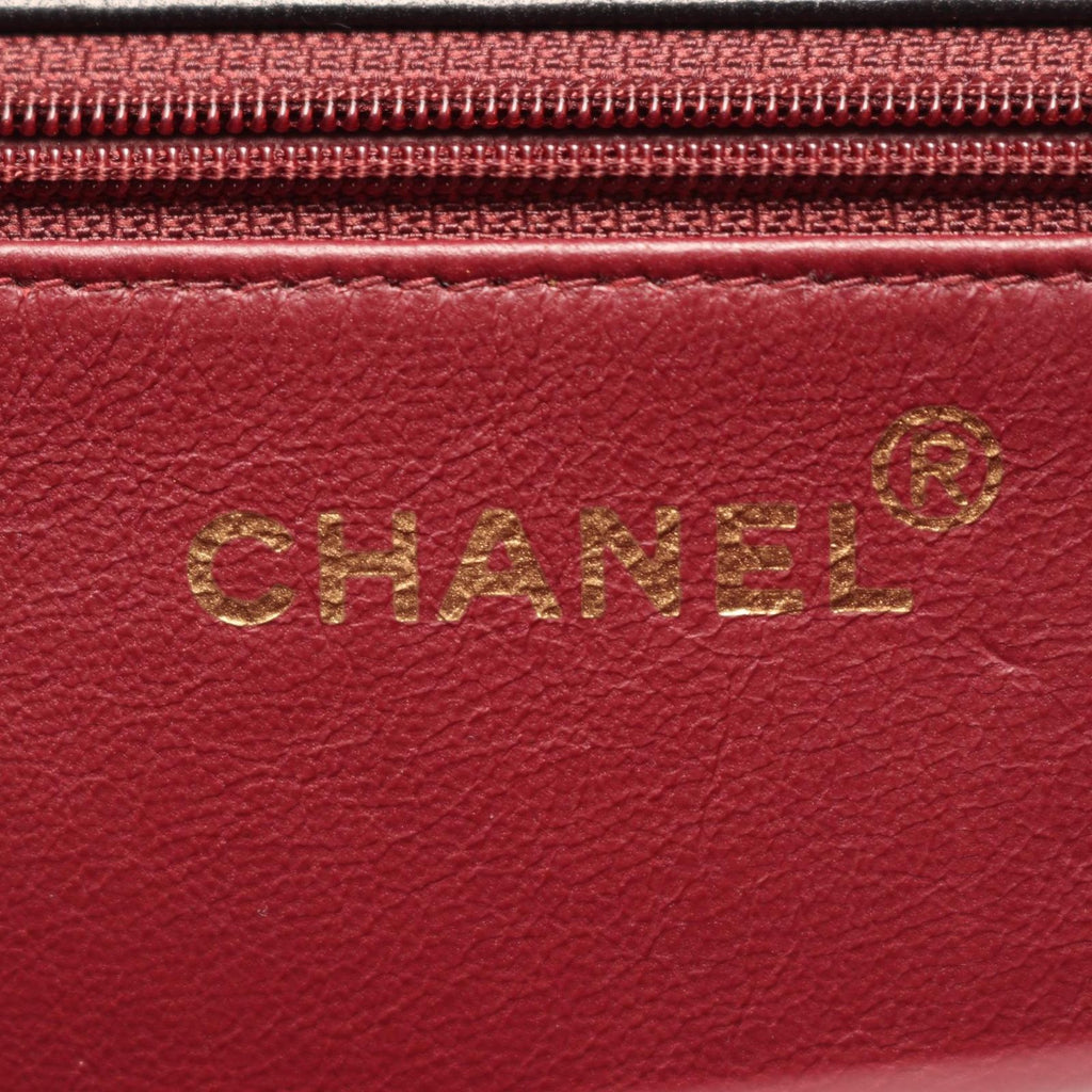 Chanel Shoulder Bag Quilted Black Lambskin Push Lock Chain — view 4