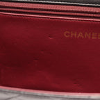Chanel Shoulder Bag Quilted Black Lambskin Push Lock Chain — view 7