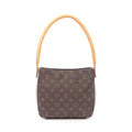 Louis Vuitton Shoulder Bag Looping MM Monogram Canvas Leather