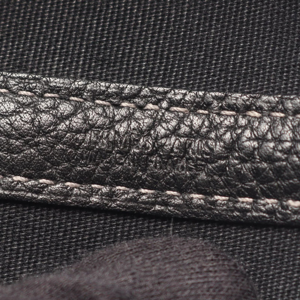 Hermes Tote Bag Garden Party PM Black Leather — view 4