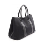 Hermes Tote Bag Garden Party PM Black Leather — view 2