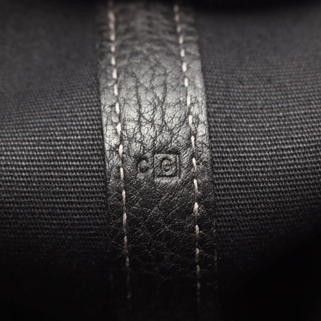 Hermes Tote Bag Garden Party PM Black Leather — view 5