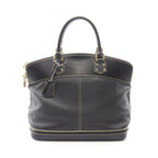Louis Vuitton MM Suhali Noir Leather MM Handbag