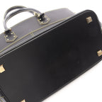 Louis Vuitton MM Suhali Noir Leather MM Handbag — view 8