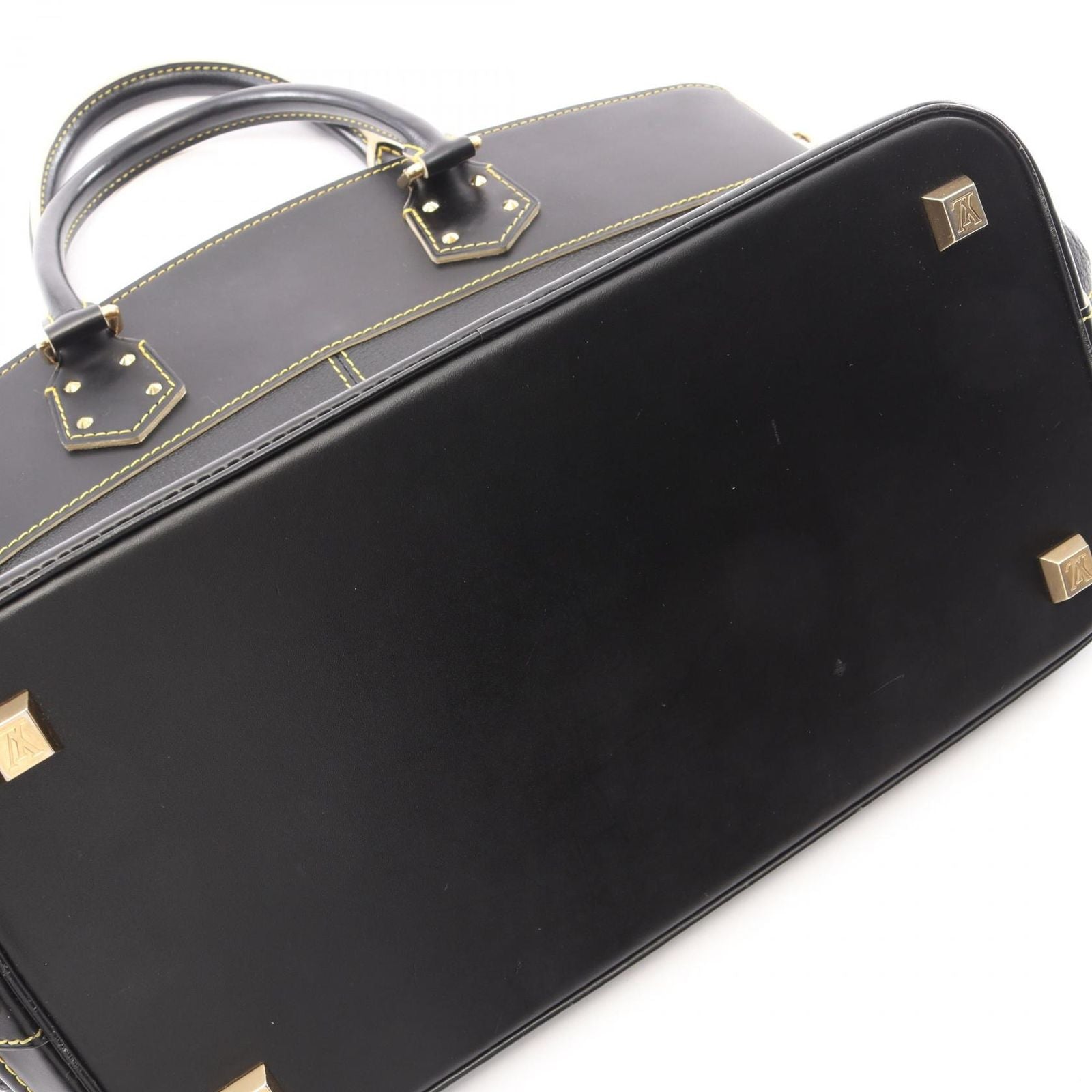 Louis Vuitton MM Suhali Noir Leather MM Handbag — view 8