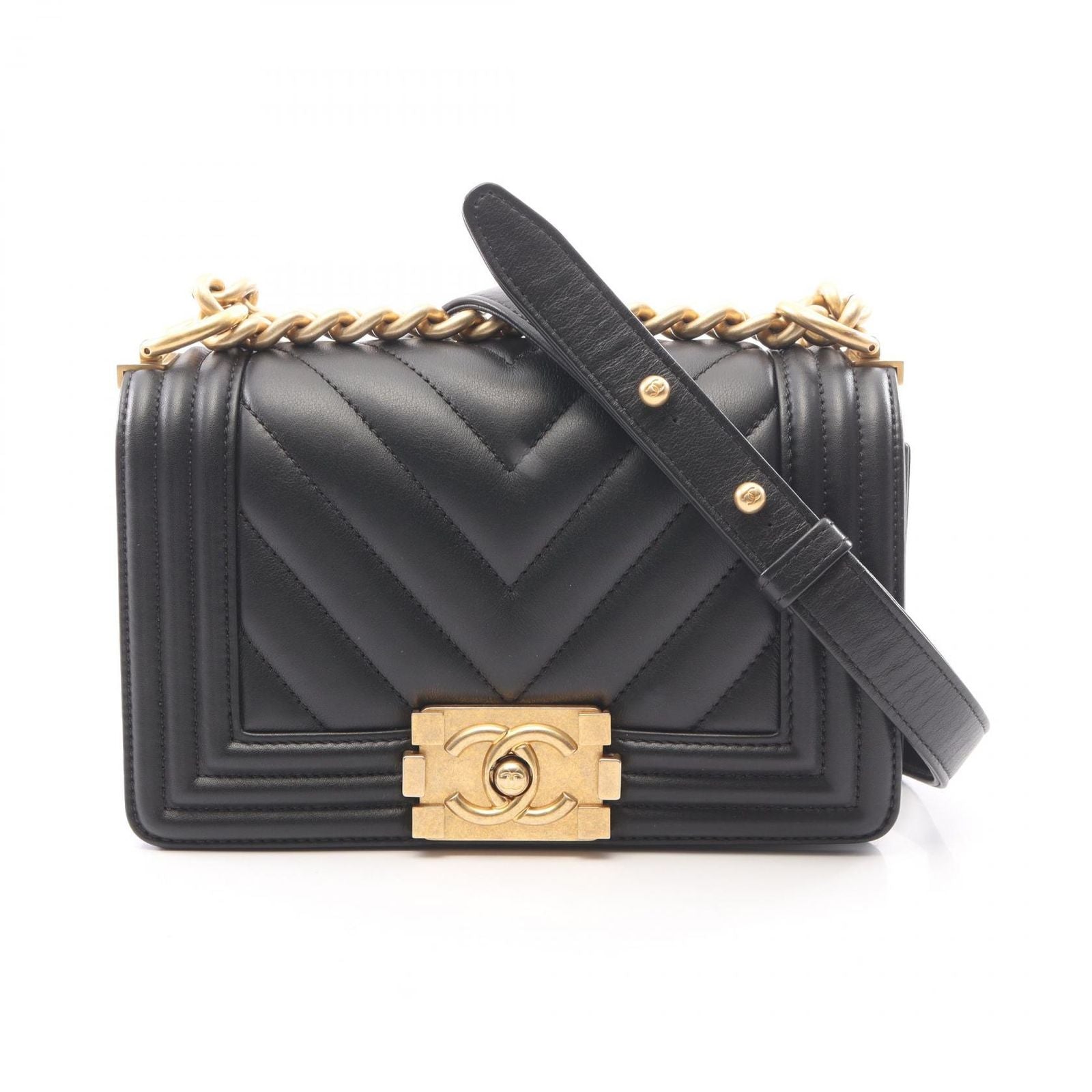 Chanel Shoulder Bag Boy Small Chain