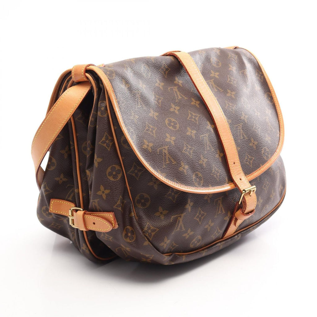 Louis Vuitton Shoulder Bag Saumur 35 Monogram Canvas Leather — view 2