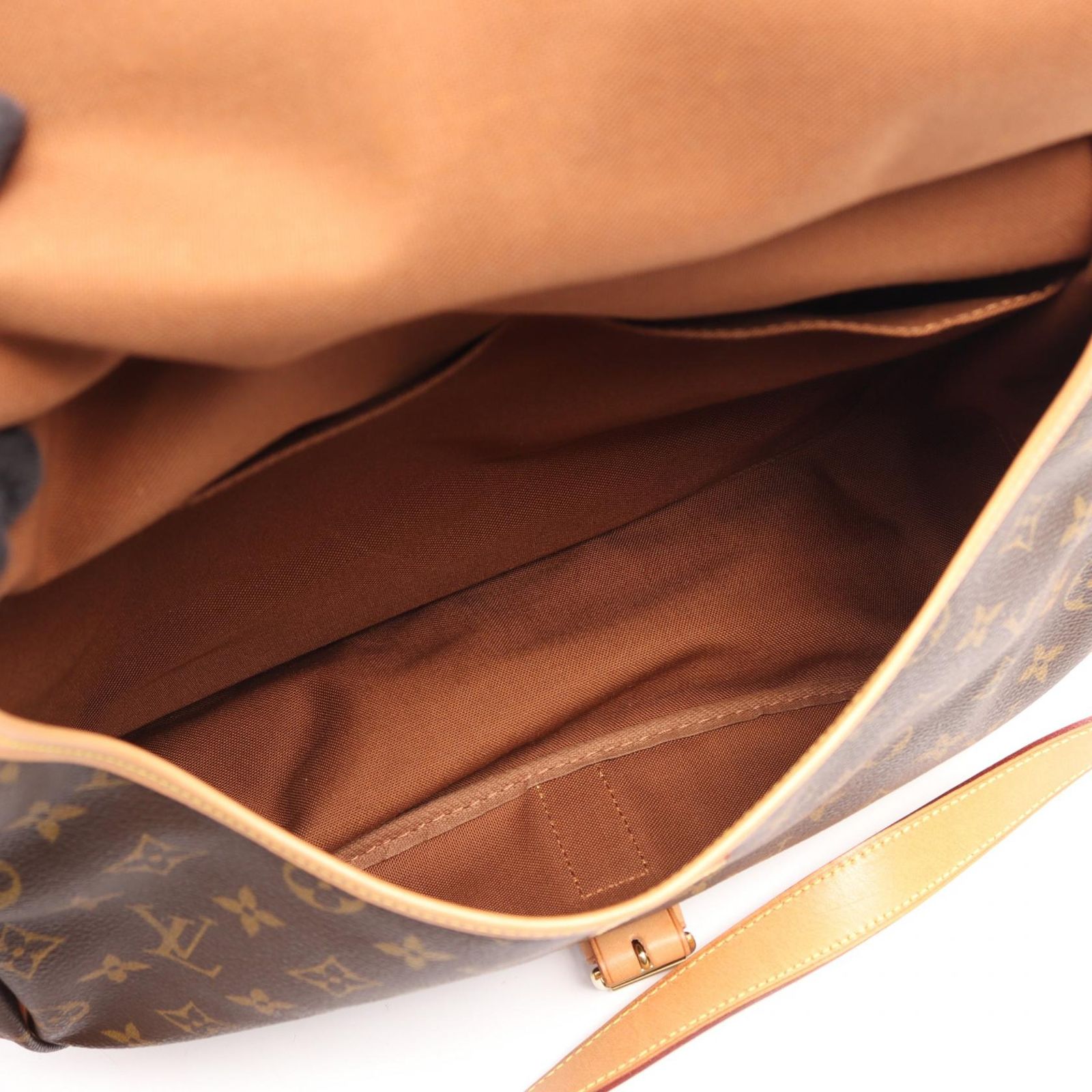 Louis Vuitton Shoulder Bag Saumur 35 Monogram Canvas Leather — view 4