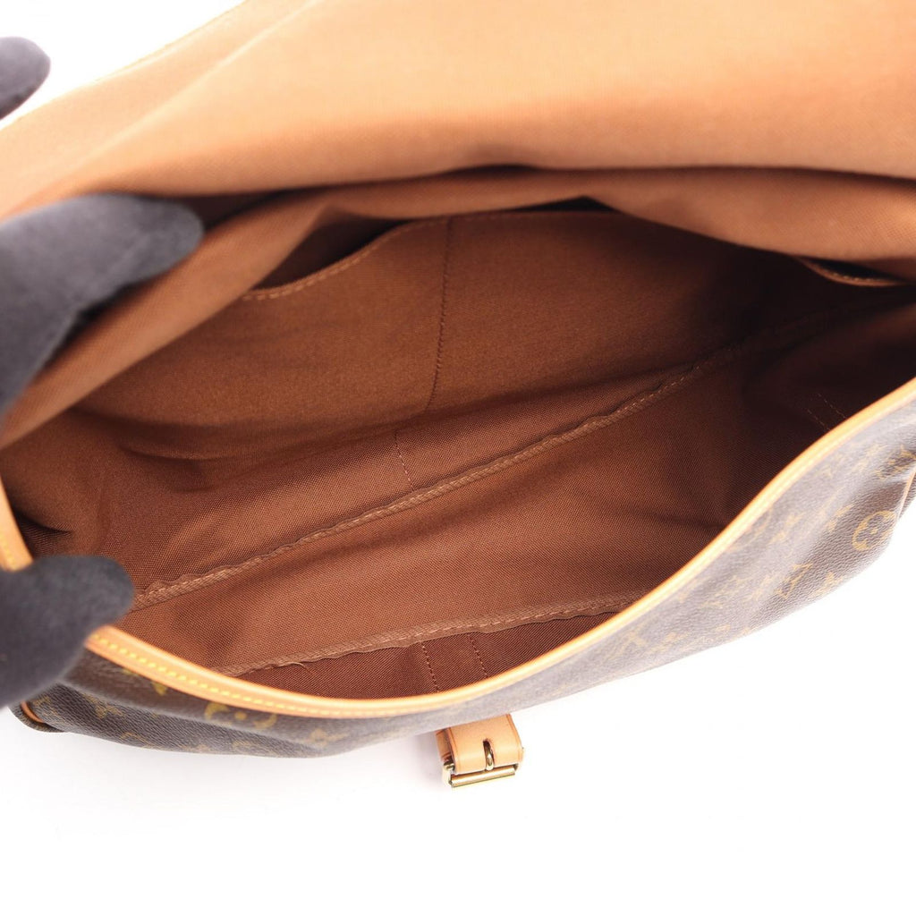 Louis Vuitton Shoulder Bag Saumur 35 Monogram Canvas Leather — view 3