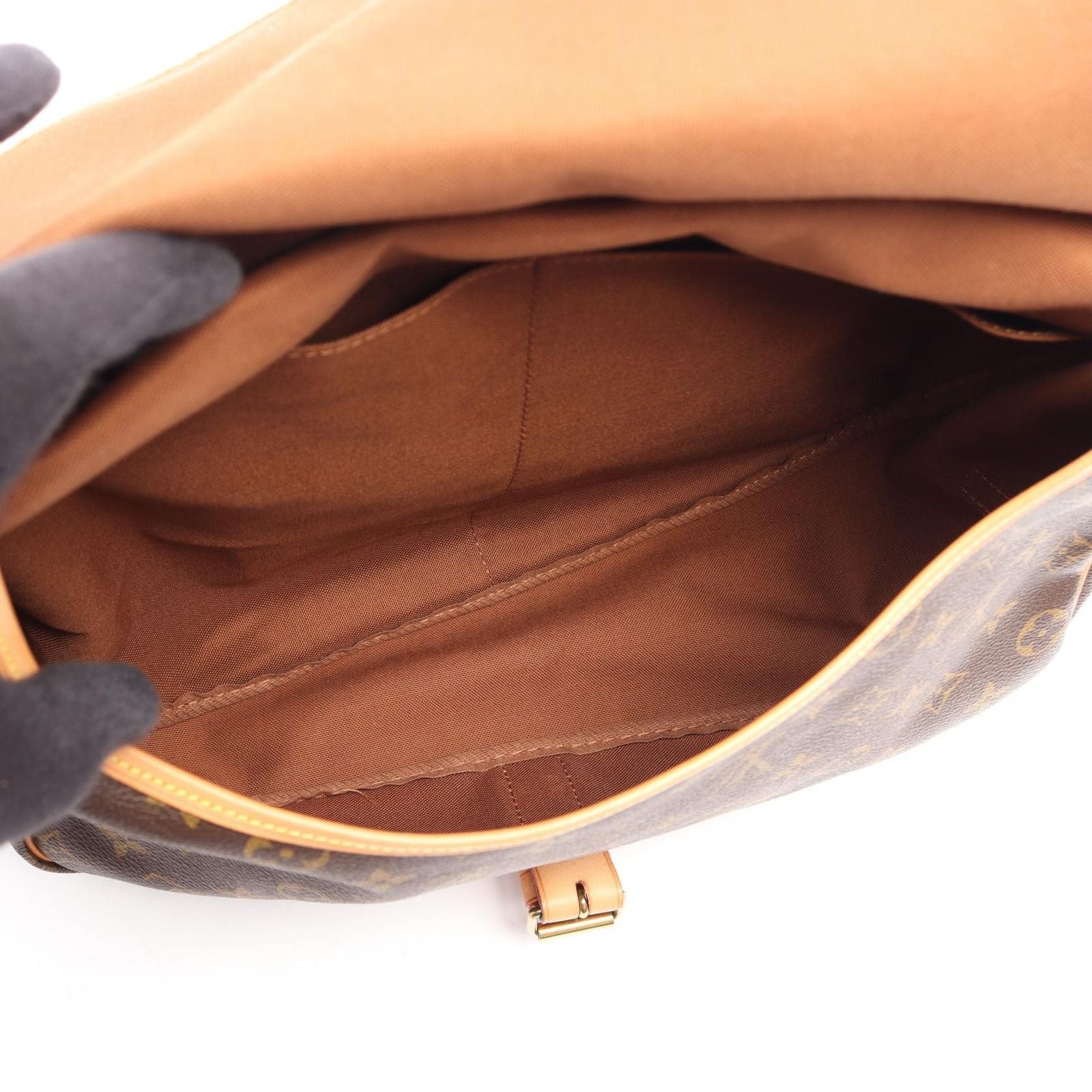 Louis Vuitton Shoulder Bag Saumur 35 Monogram Canvas Leather — view 3