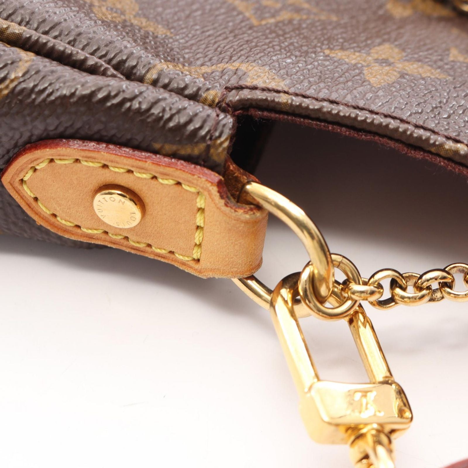 Louis Vuitton Handbag Favorite MM Monogram 2-Way Canvas Leather Crossbody — view 8
