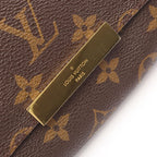 Louis Vuitton Handbag Favorite MM Monogram 2-Way Canvas Leather Crossbody — view 6
