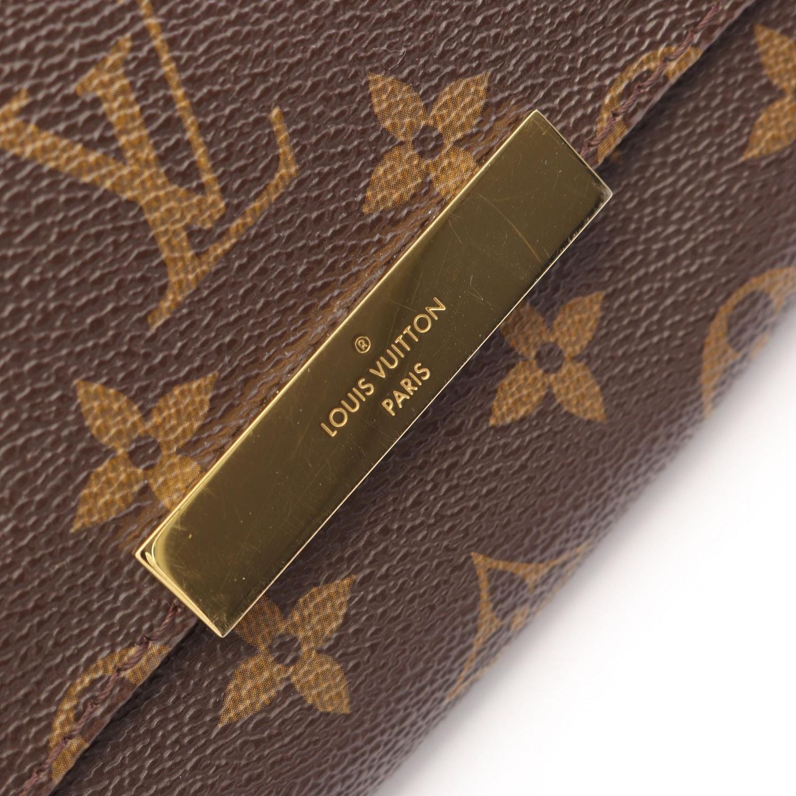 Louis Vuitton Handbag Favorite MM Monogram 2-Way Canvas Leather Crossbody — view 6