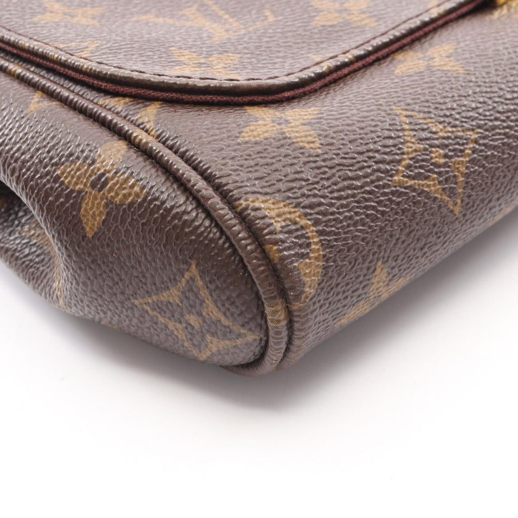 Louis Vuitton Handbag Favorite MM Monogram 2-Way Canvas Leather Crossbody — view 7