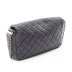Chanel Shoulder Bag Quilted Black Leather Mademoiselle Chain — view 2
